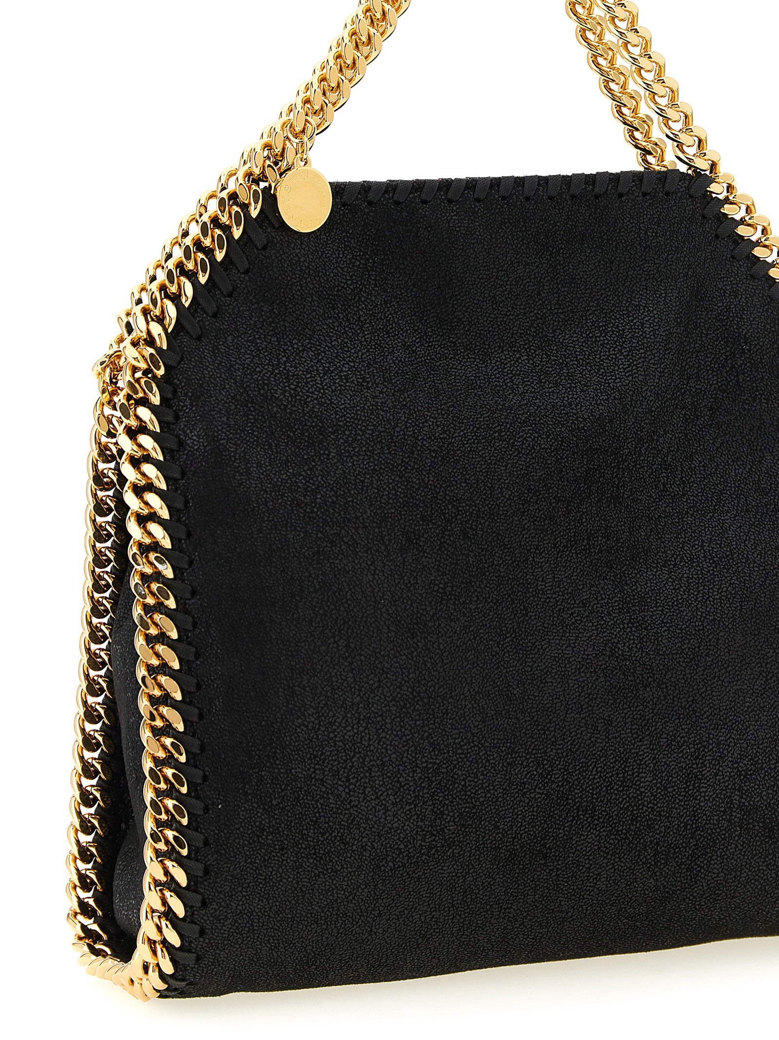 Stella McCartney 100% Polyester shoulder bag in black — view 3