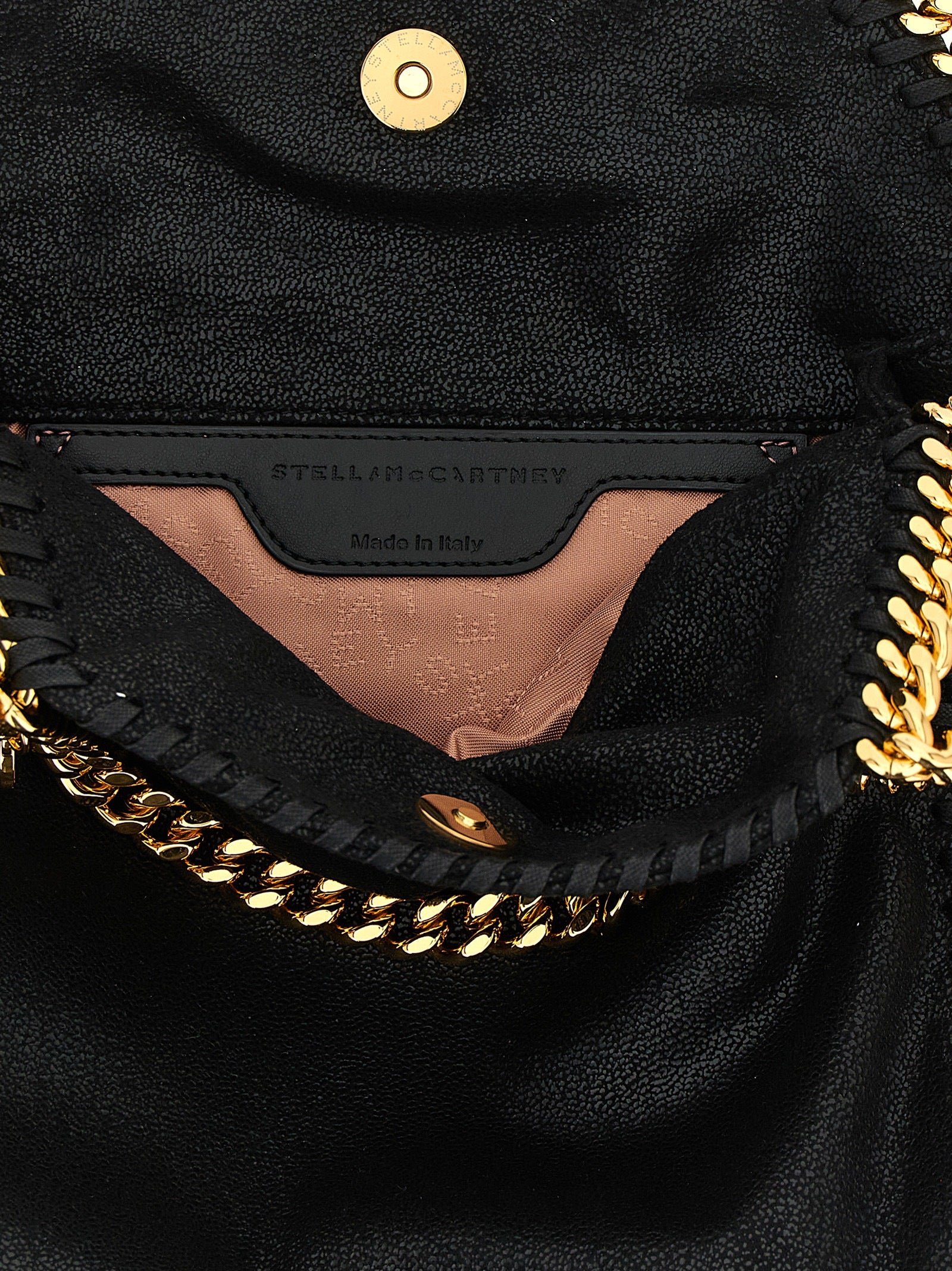 Stella McCartney 100% Polyester shoulder bag in black — view 4
