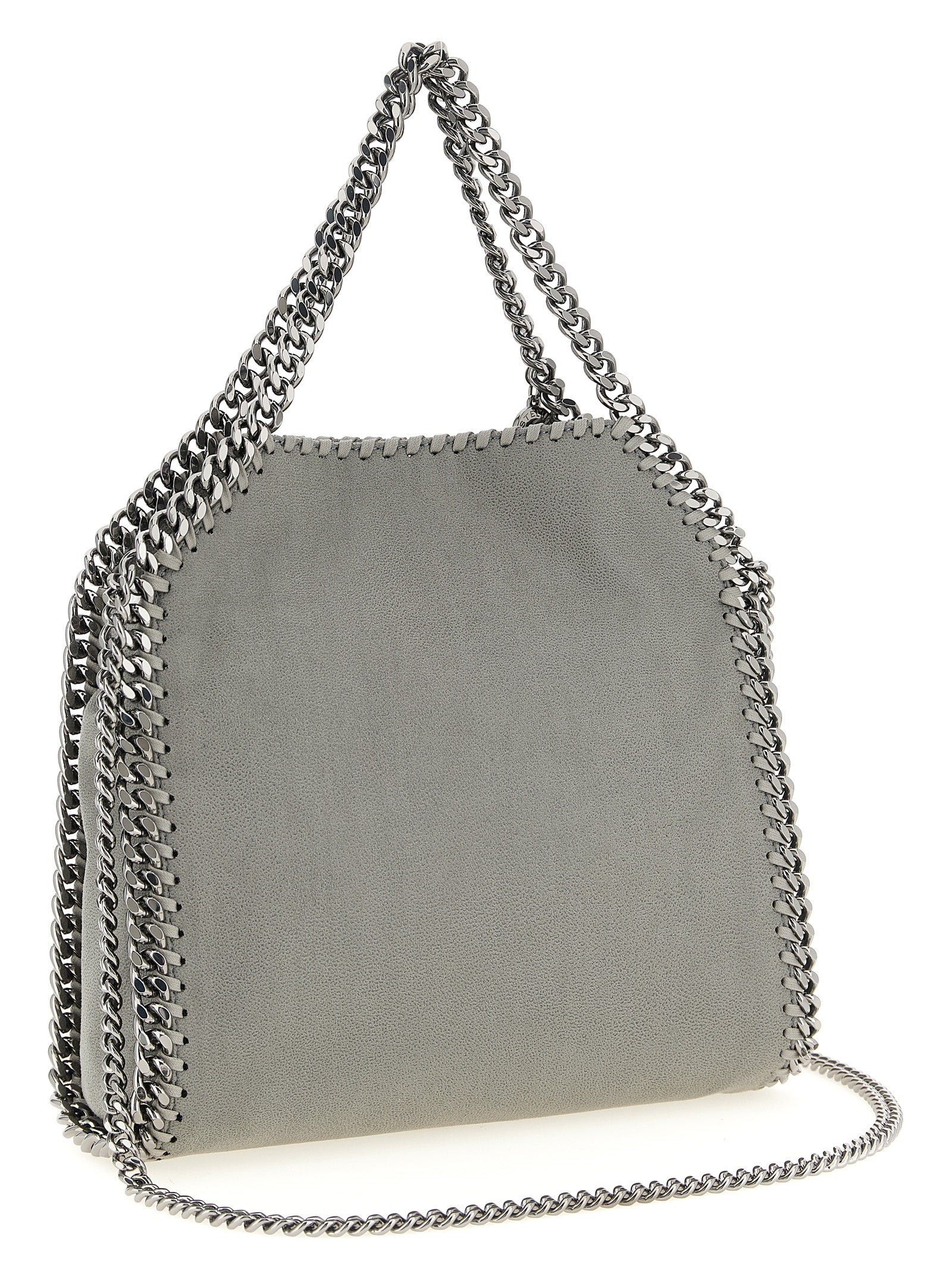 Gray Polyester Handbag Bag