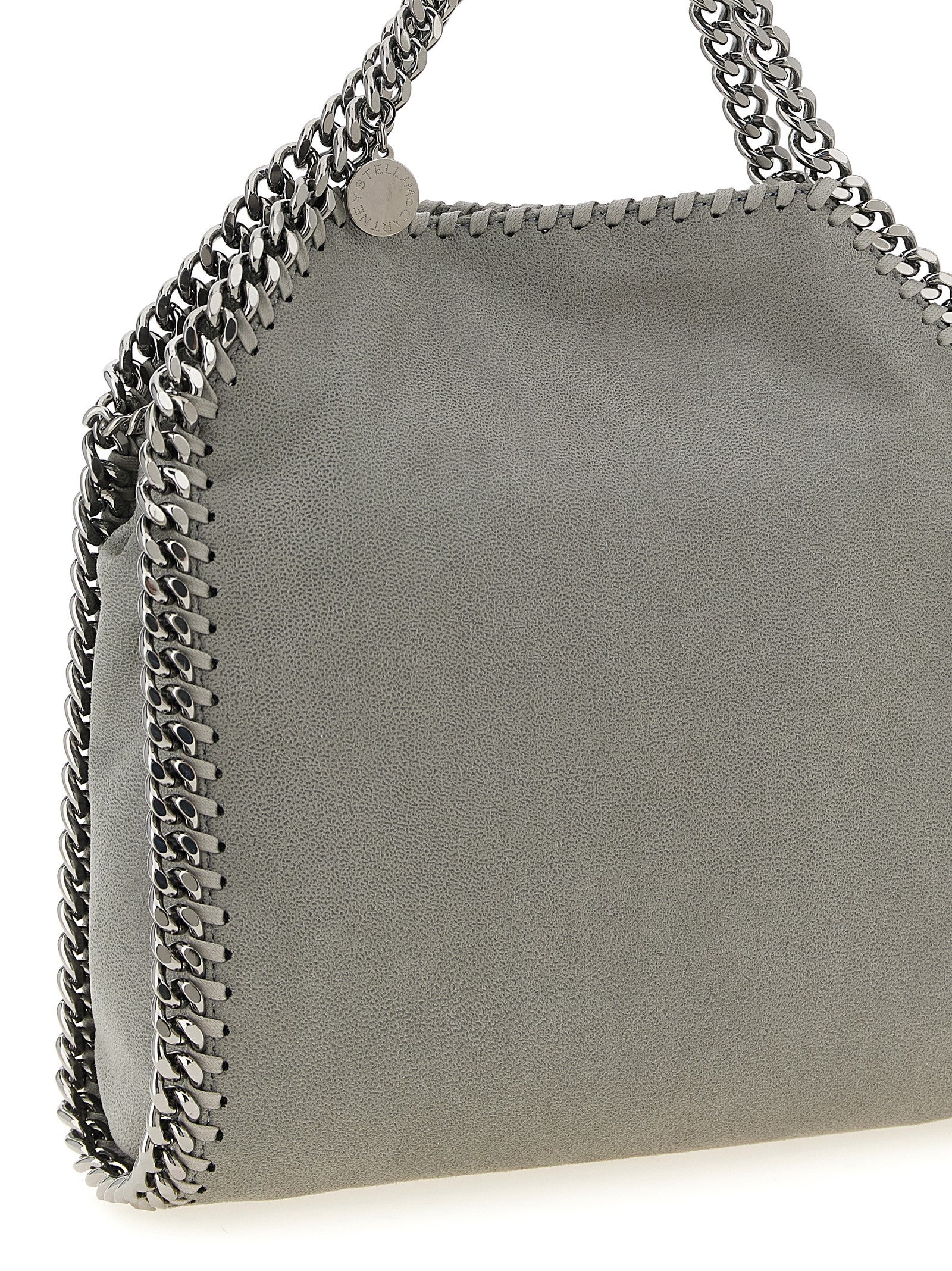 Gray Polyester Handbag Bag