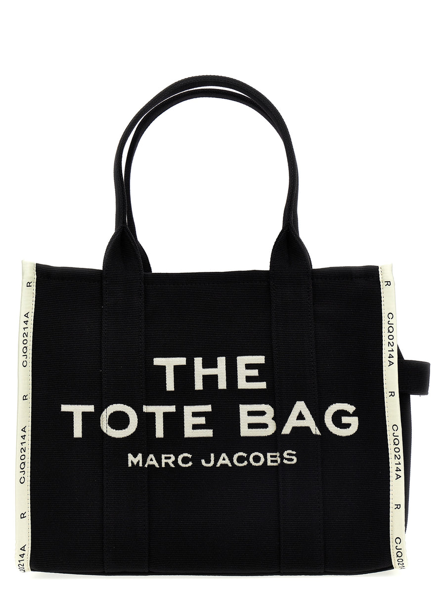 Marc Jacobs 64% cotton tote bag in black