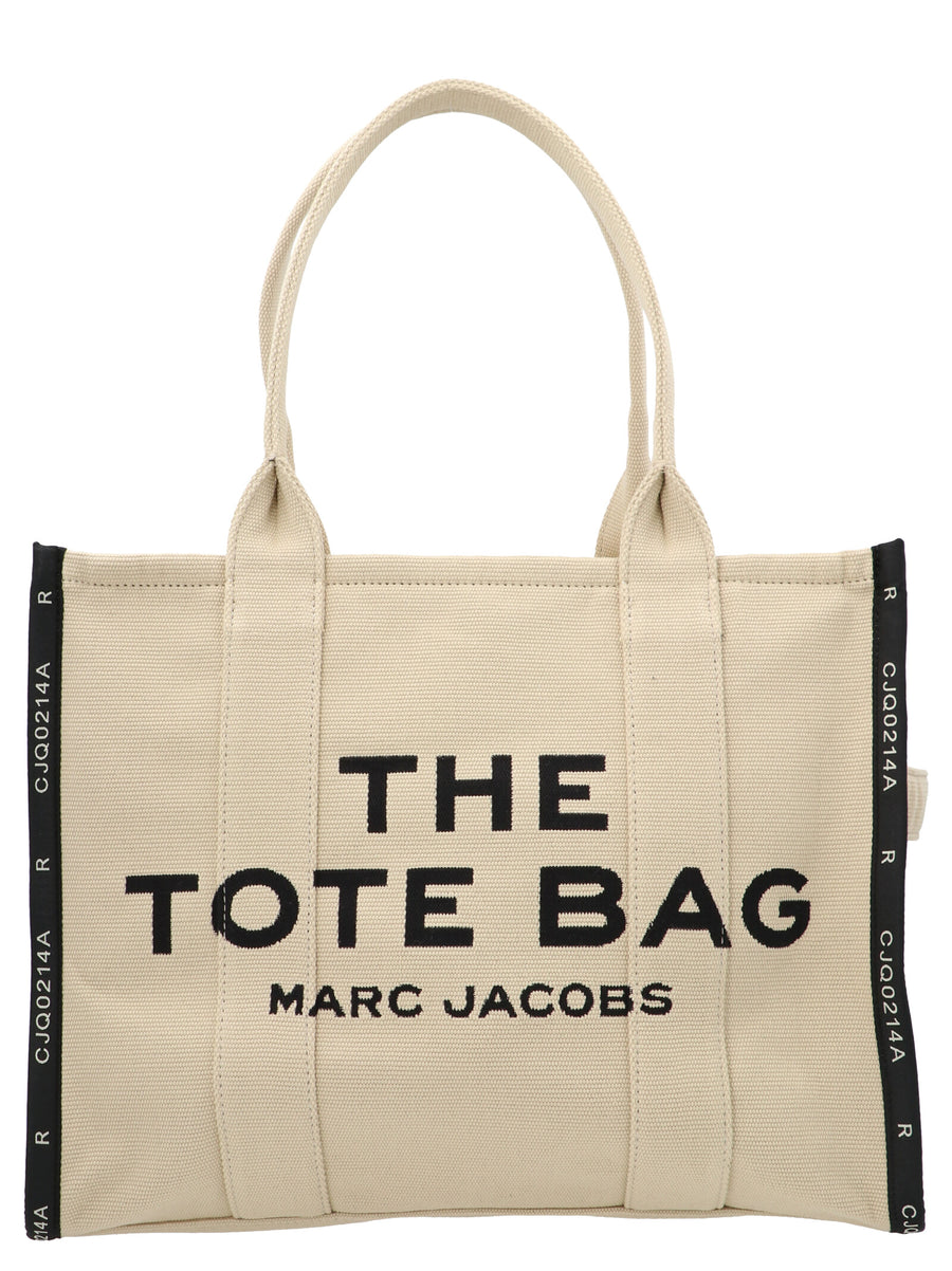 Marc Jacobs 64% Cotton tote bag in beige