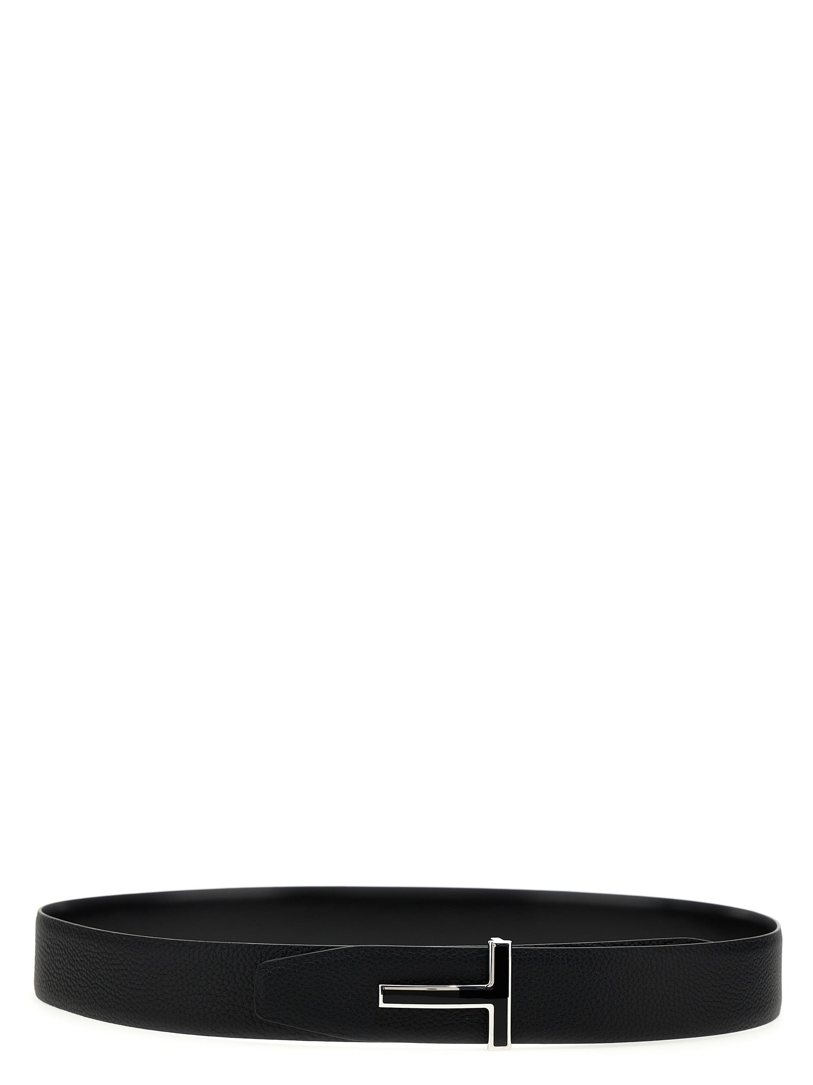 Tom Ford 100% calf leather (bos taurus) belt in black