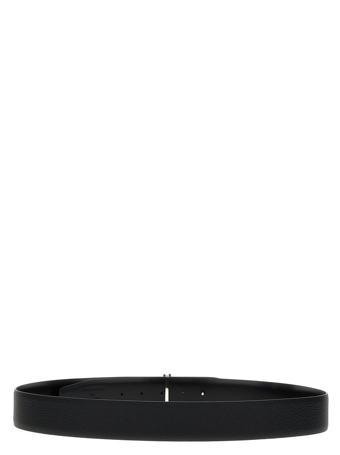 Tom Ford 100% calf leather (bos taurus) belt in black — view 2