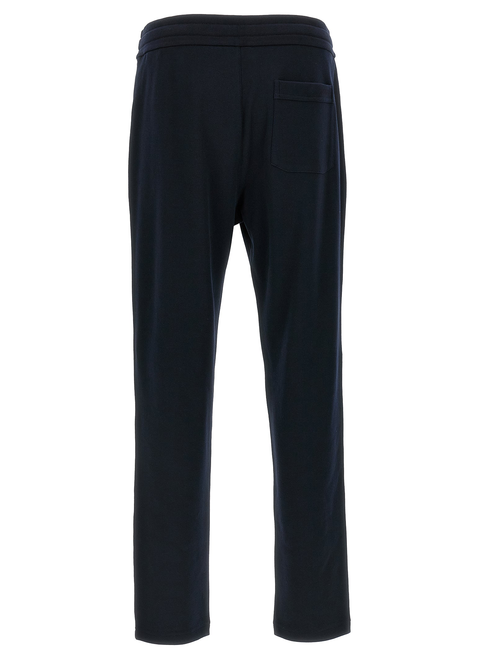 Brioni 93% cotton joggers in blue — view 2