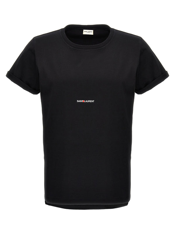 Saint Laurent 100% Cotton t-shirt in black