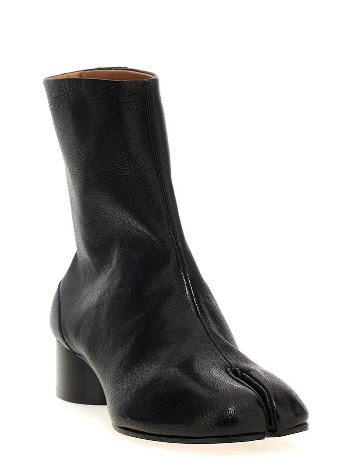 Maison Margiela 100% Ovine Leather ankle boot in black — view 2
