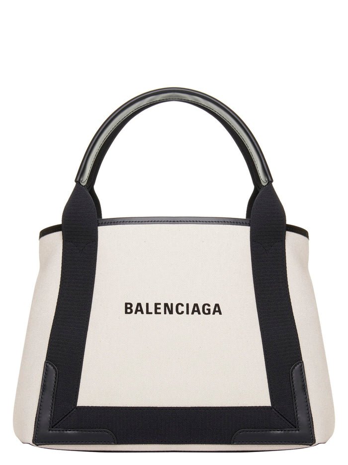 Bicolor Canvas Tote Bag