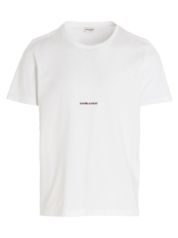 Saint Laurent 100% cotton t-shirt in white
