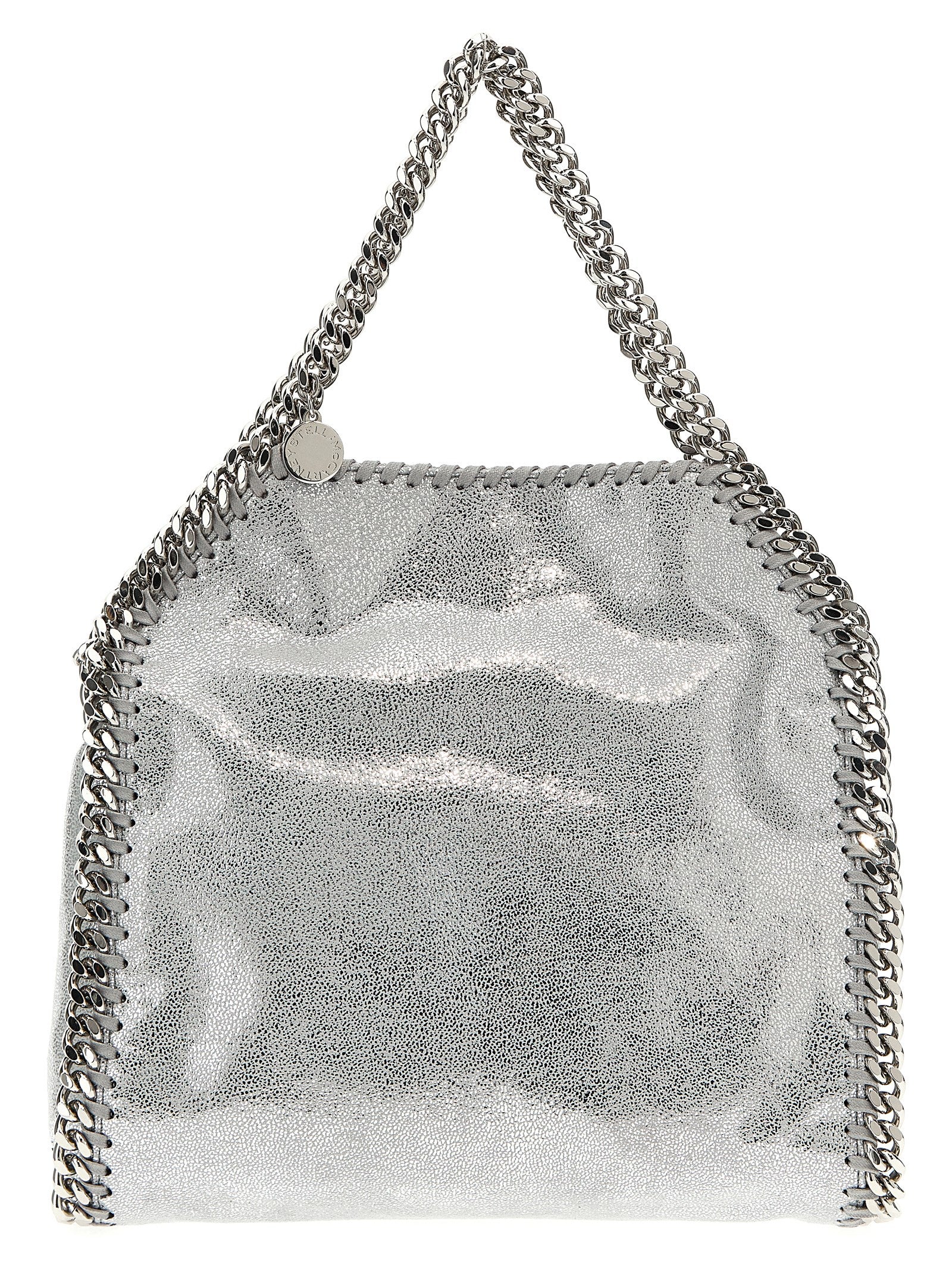 Stella McCartney 100% Polyester shoulder bag in silver