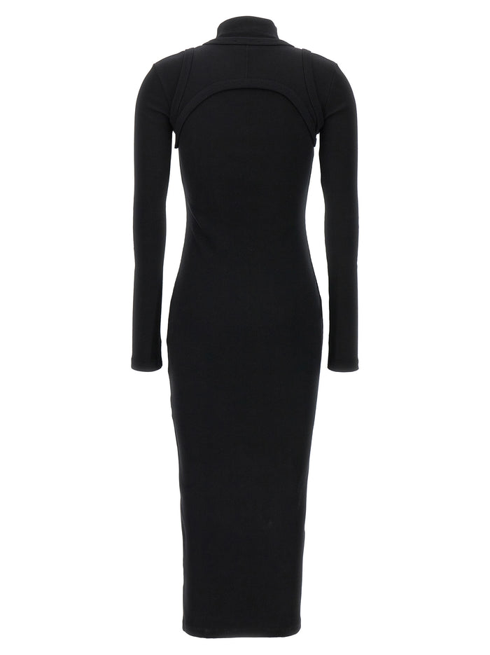 Off-White 98% Cotton dress in black — view 2