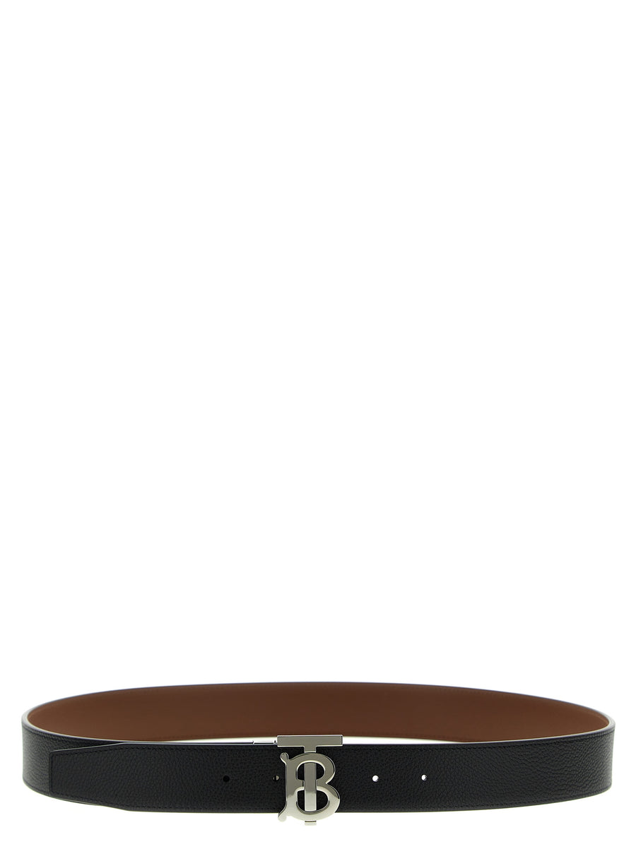 Burberry 100% Calfskin Leather belt in black