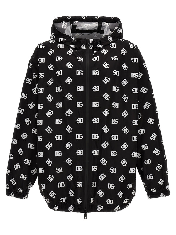 Dolce & Gabbana 100% polyester jacket in black