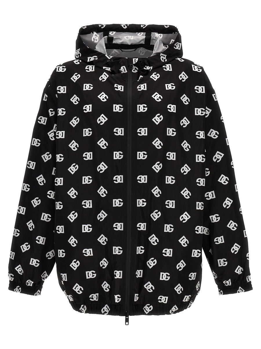 Dolce & Gabbana 100% polyester jacket in black