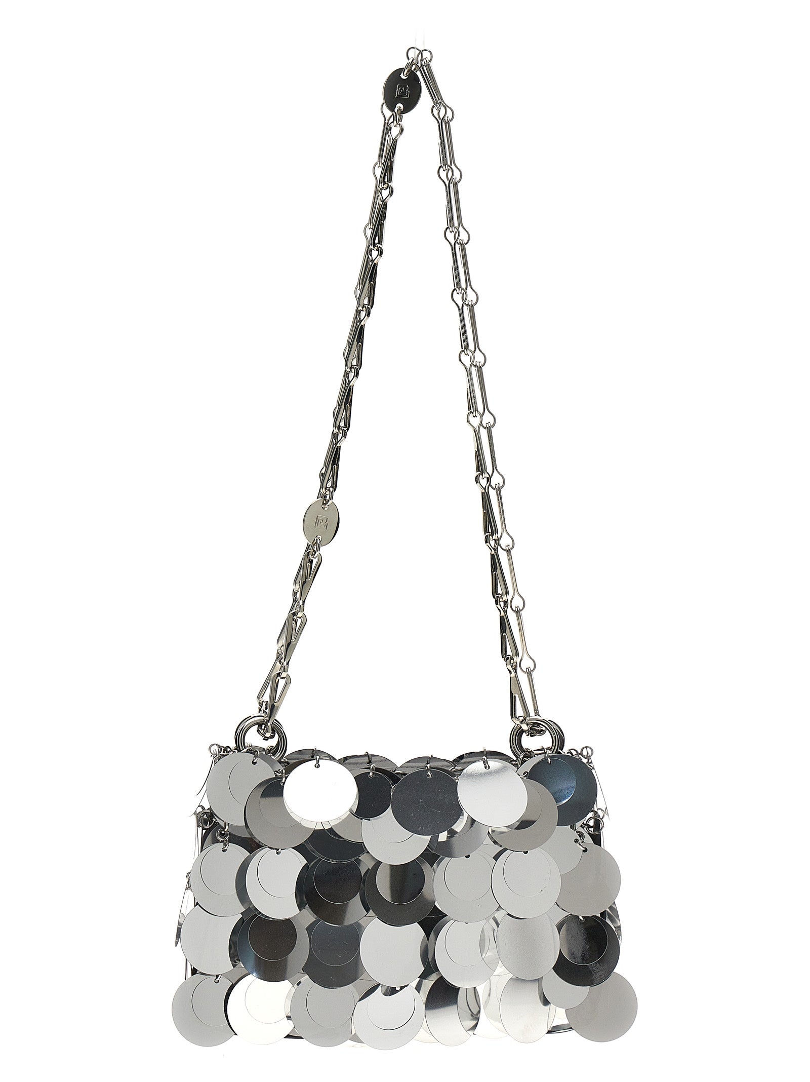 Silver Brass Shoulder Bag