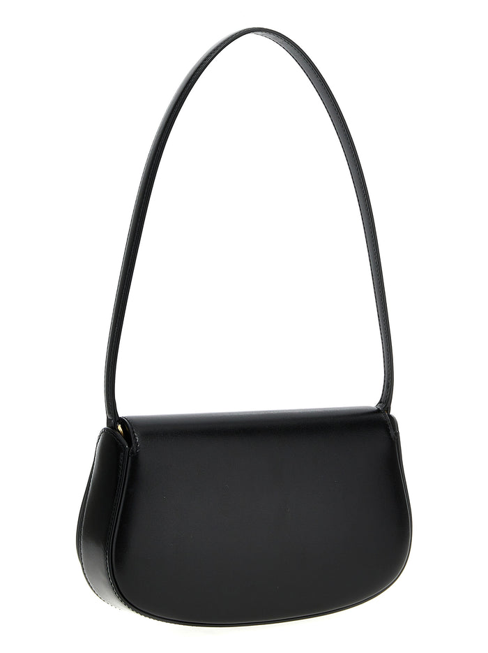 Saint Laurent 100% Calf Leather shoulder bag in black — view 2