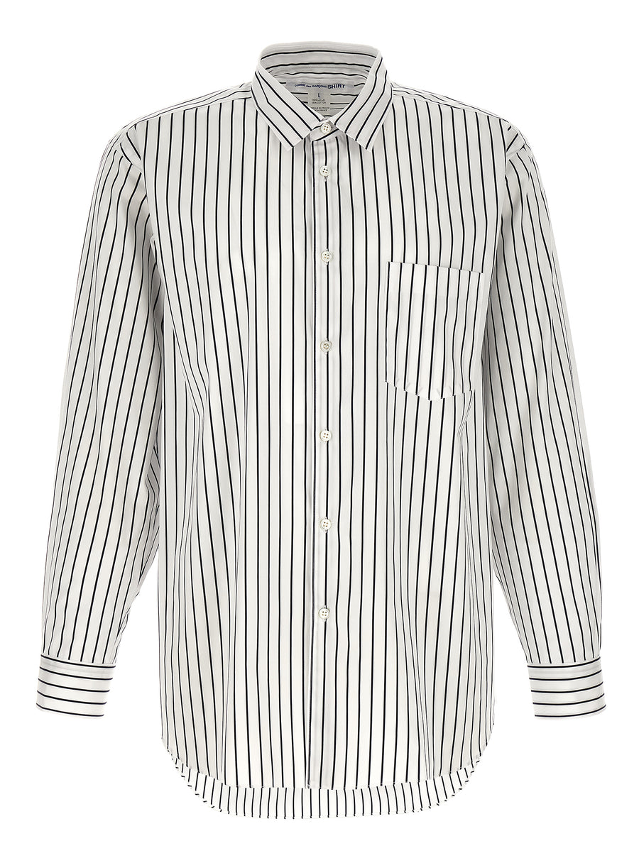 Comme des Garçons 100% Cotton shirt in white