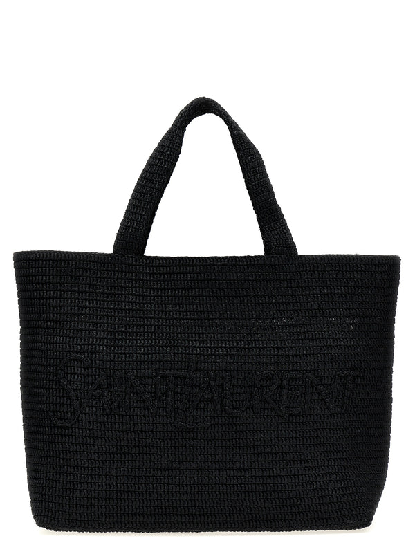 Saint Laurent 100% Viscose tote bag in black