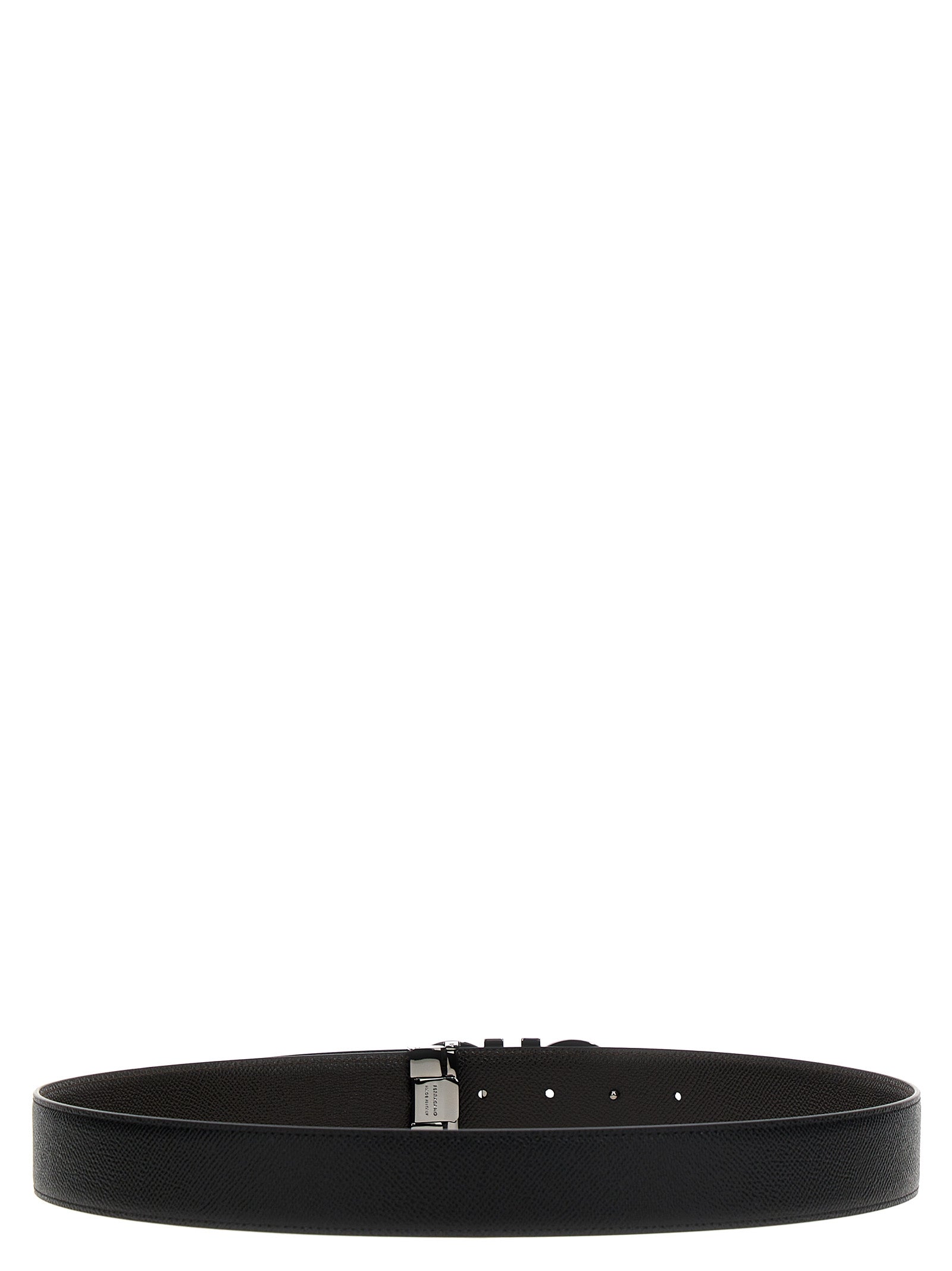 Ferragamo 100% calf leather (Bos Taurus) belt in black — view 3