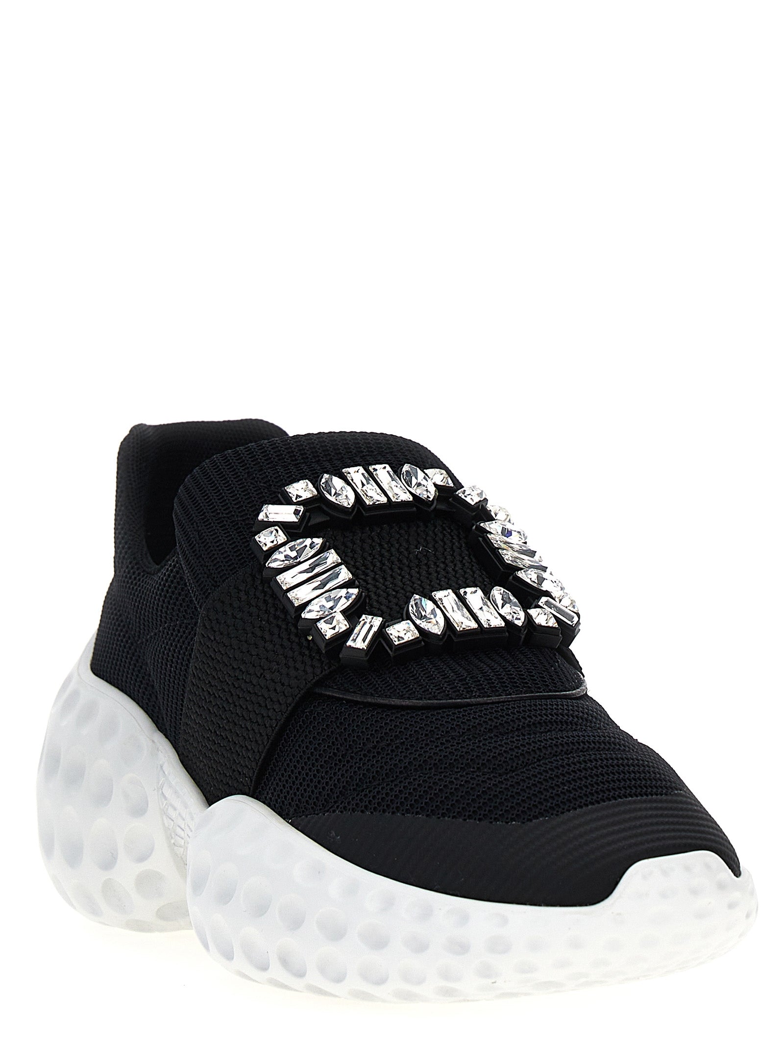 Roger Vivier 41% Polyurethane sneaker in black — view 2