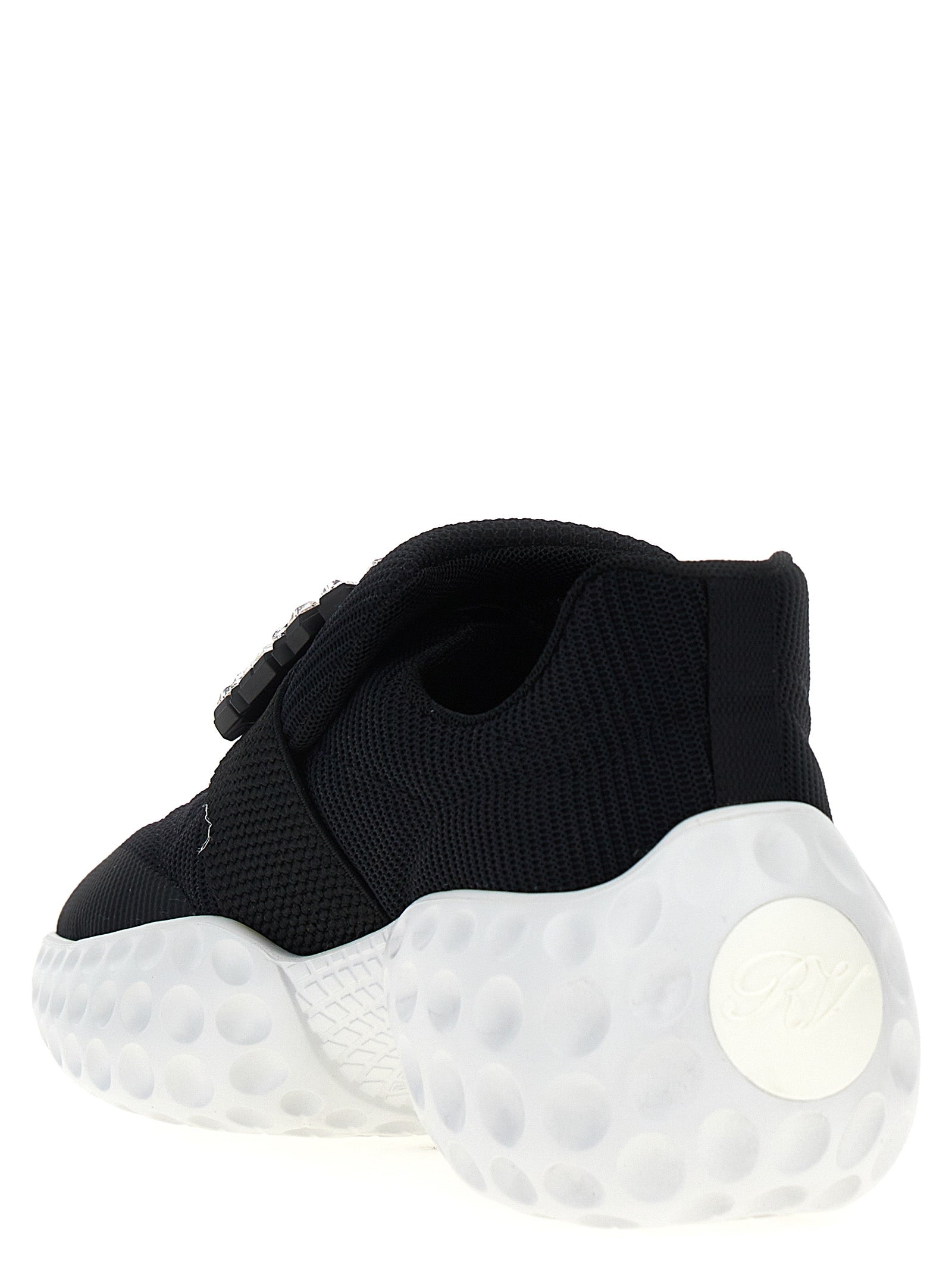 Roger Vivier 41% Polyurethane sneaker in black — view 3