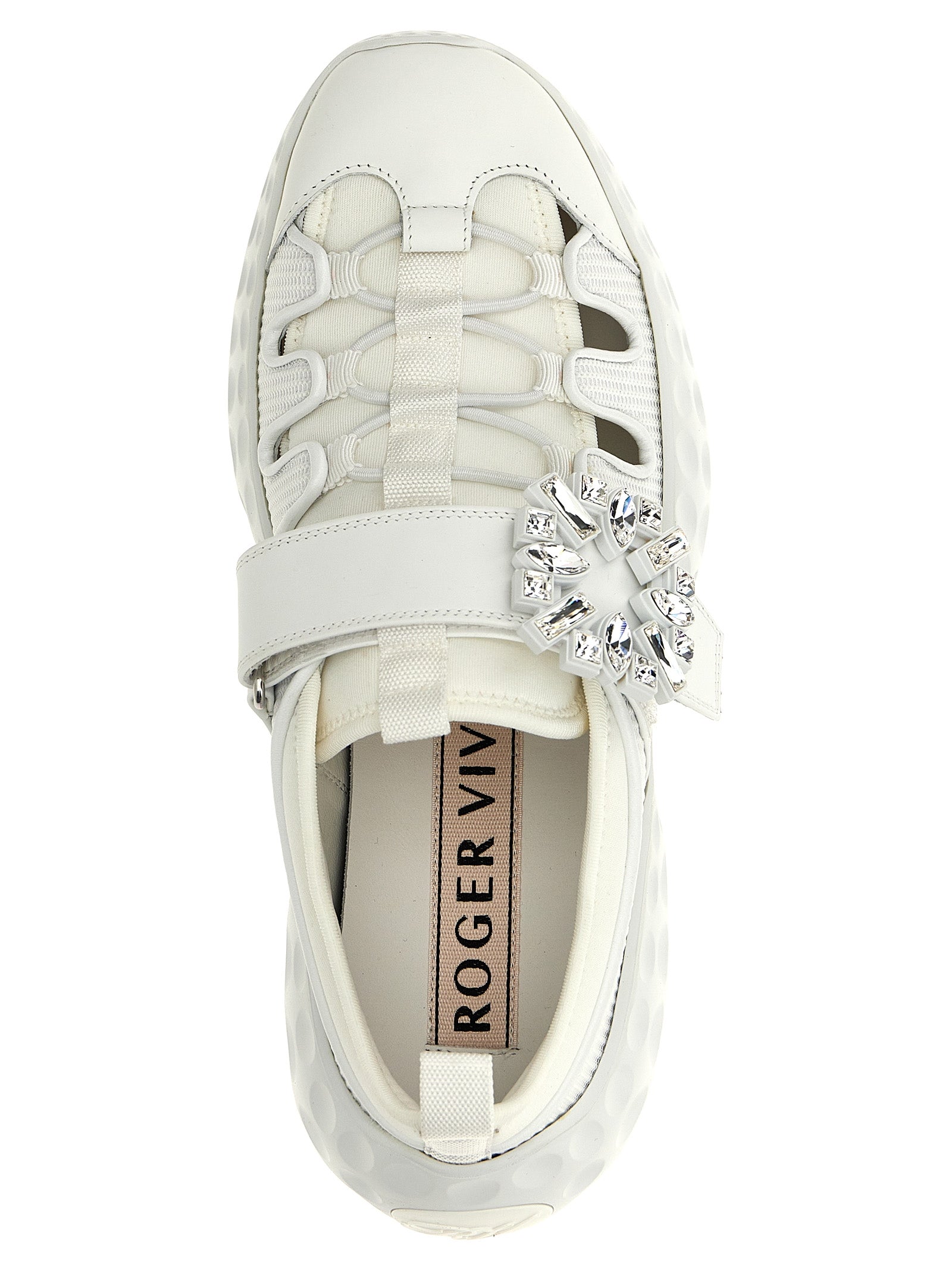 Roger Vivier 57% Polyamide sneaker in white — view 4