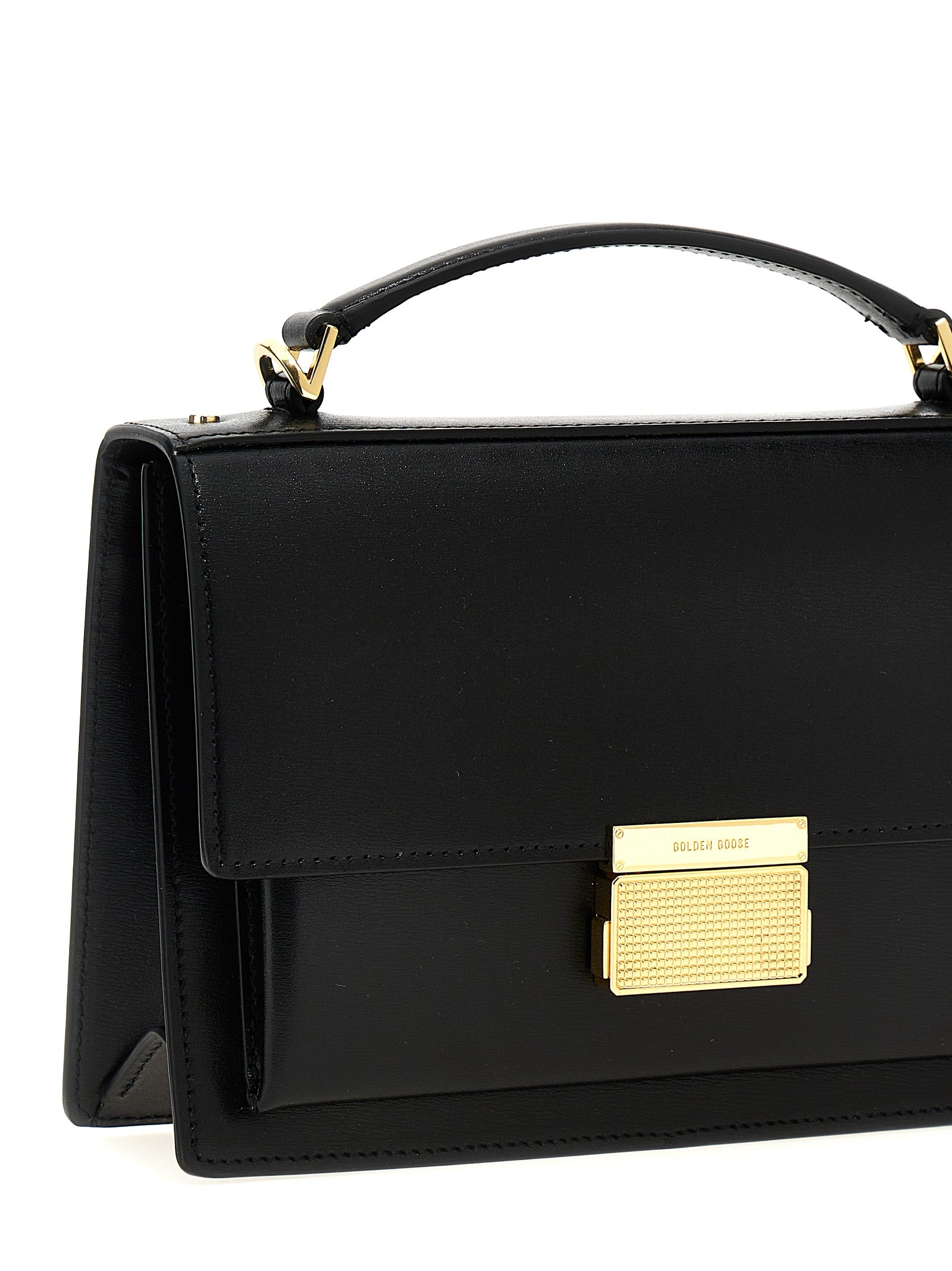 Black Cowhide Handbag Bag