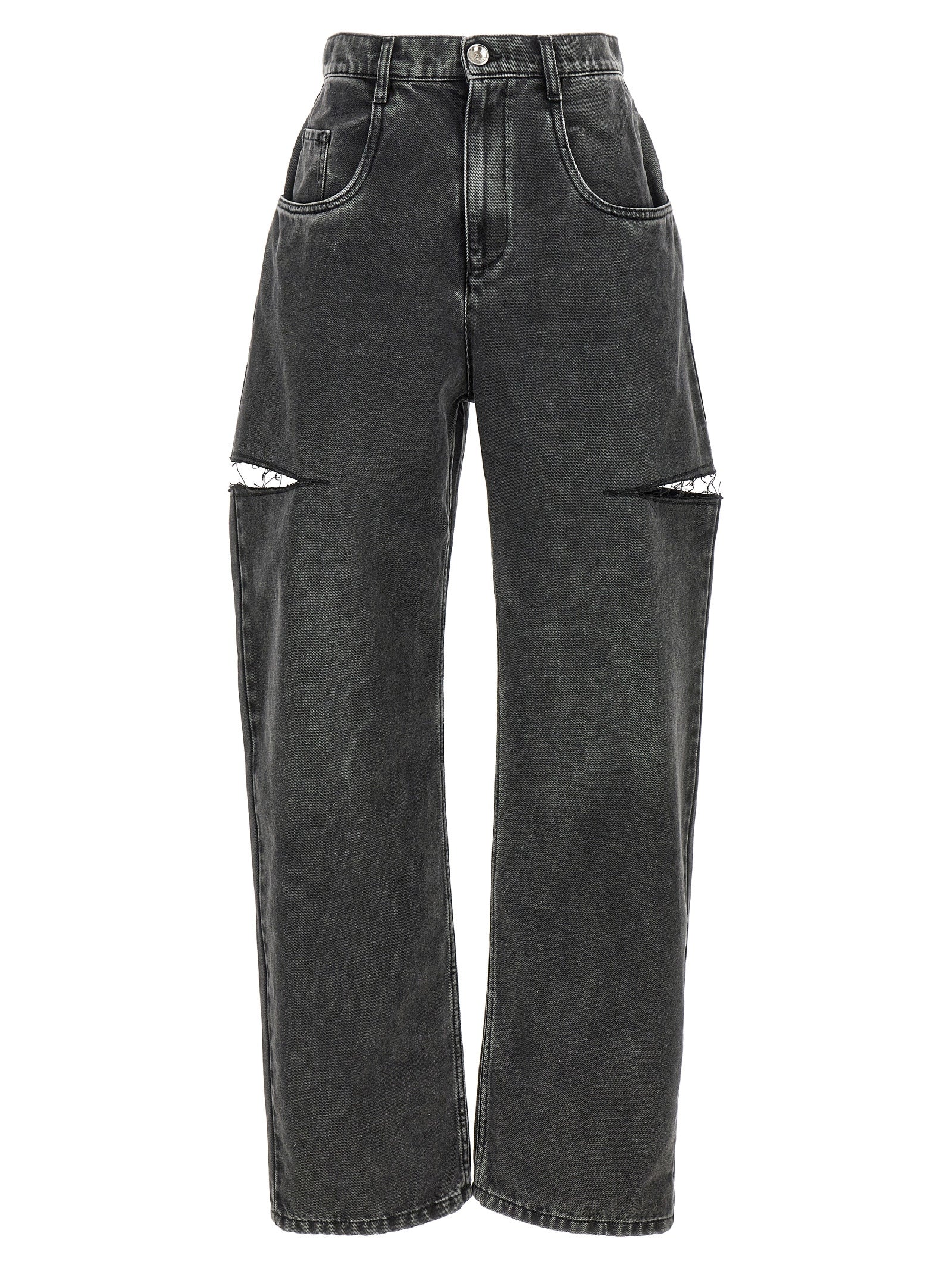 Maison Margiela 100% cotton jeans in black