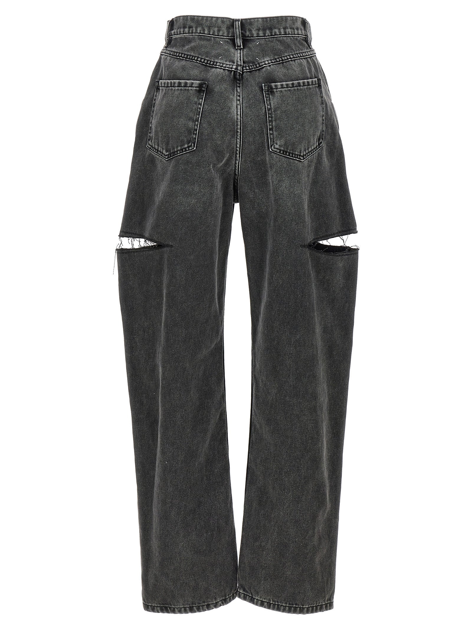 Maison Margiela 100% cotton jeans in black — view 2