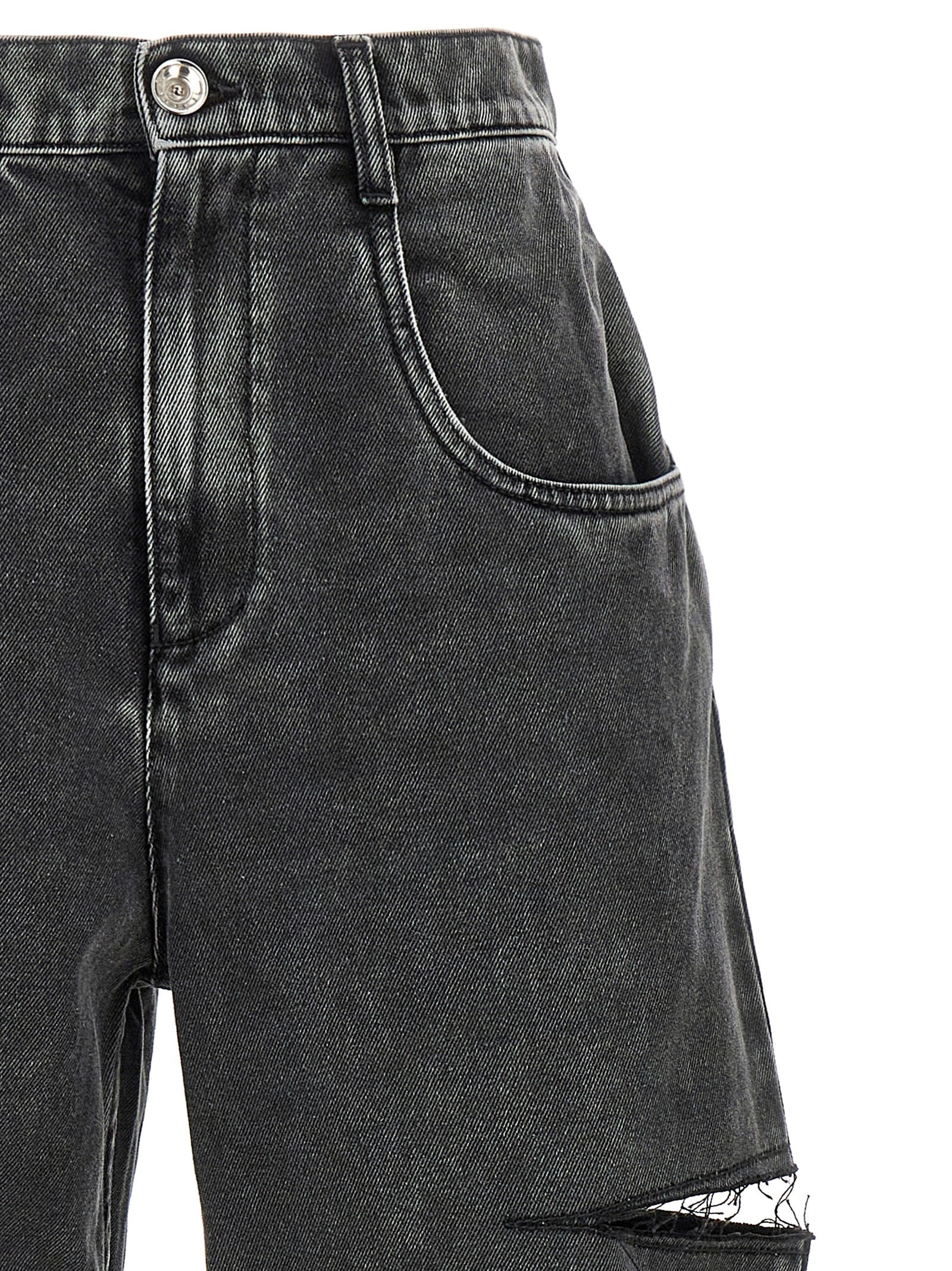 Maison Margiela 100% cotton jeans in black — view 3