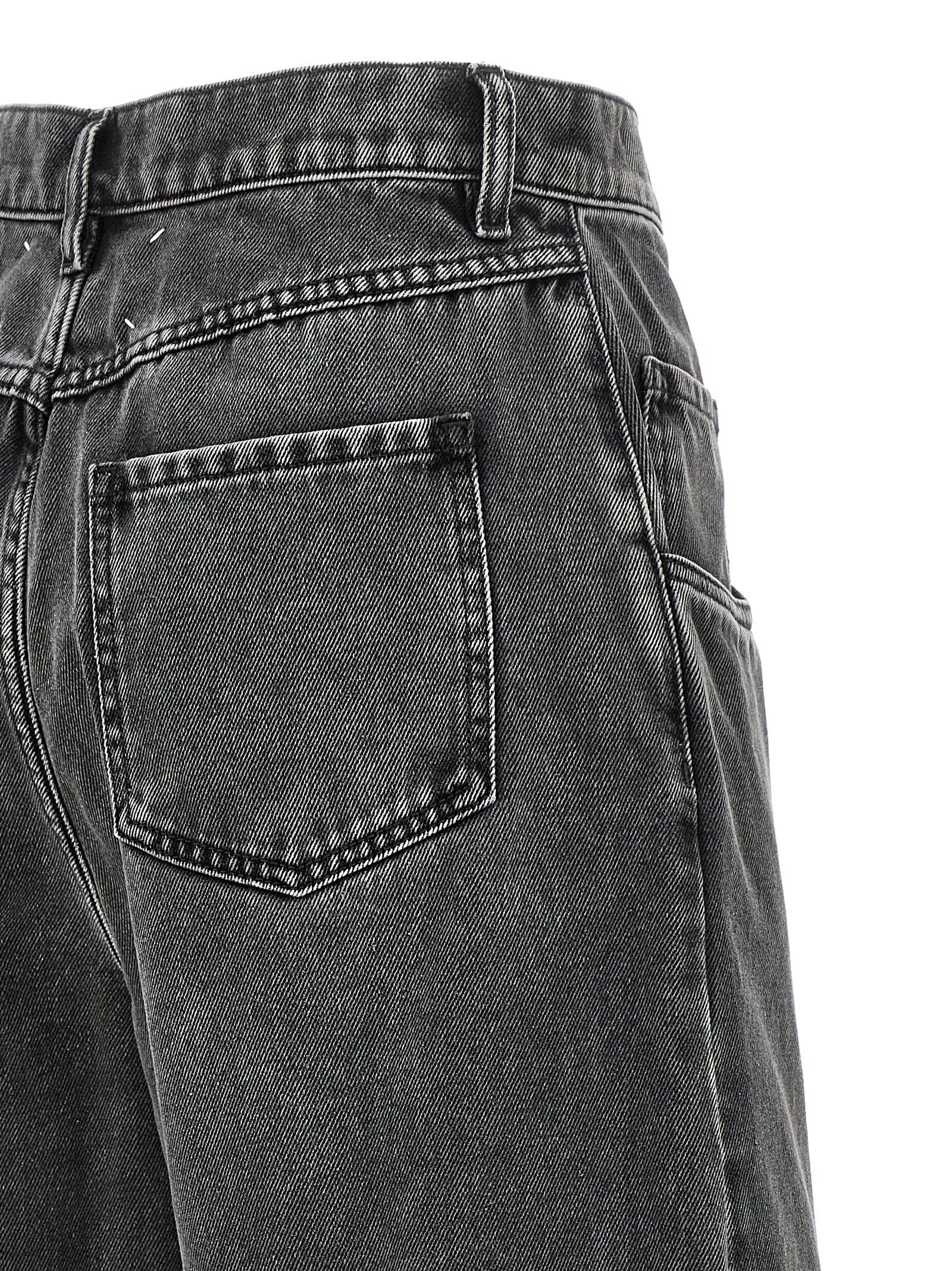 Maison Margiela 100% cotton jeans in black — view 4