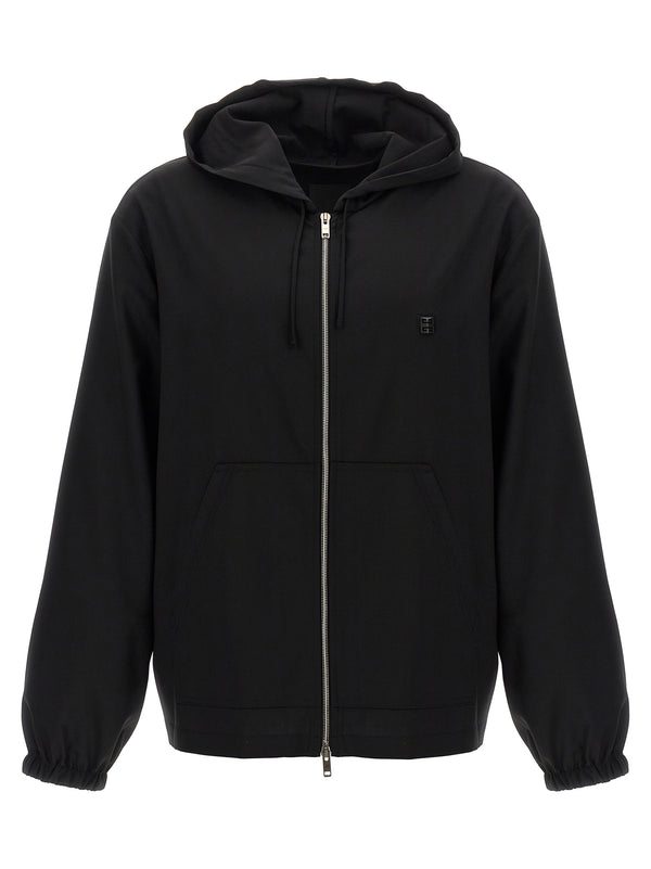 Givenchy 100% virgin wool hoodie in black