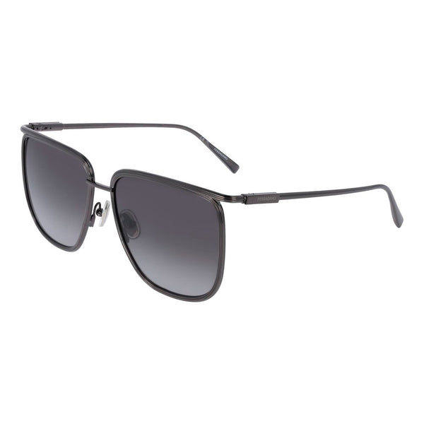 Ferragamo FESF324S5816027AC Metal sunglasses in gray