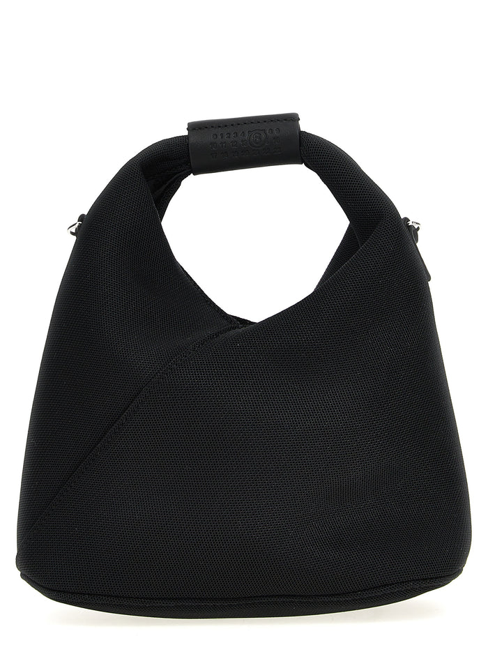 Black Polyester Crossbody Bag