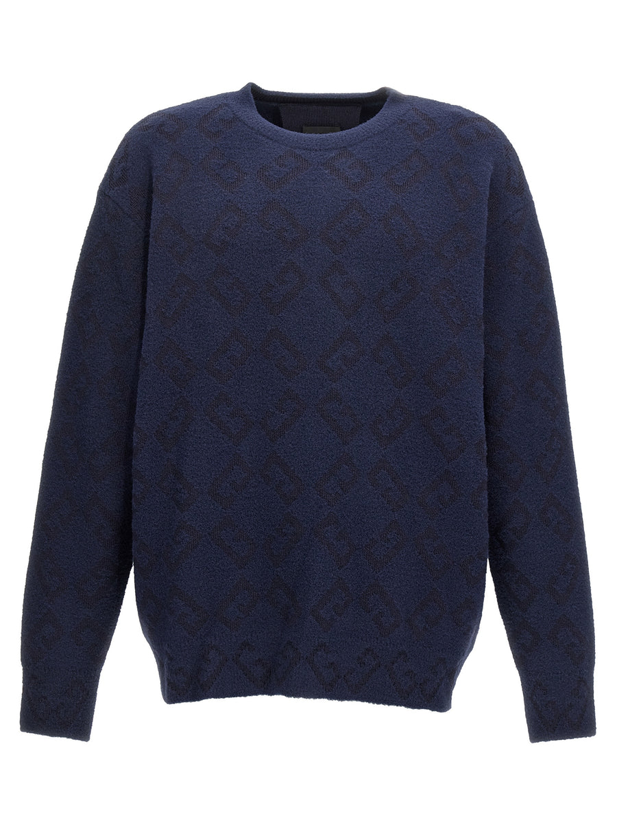 Givenchy 60% wool sweater in blue