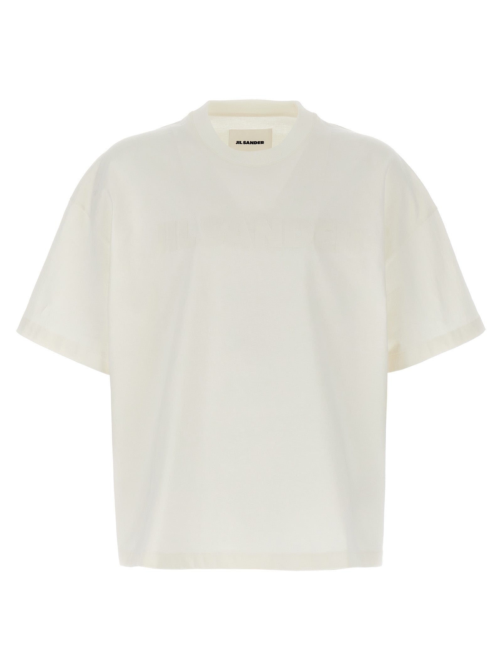 Jil Sander 100% cotton t-shirt in white