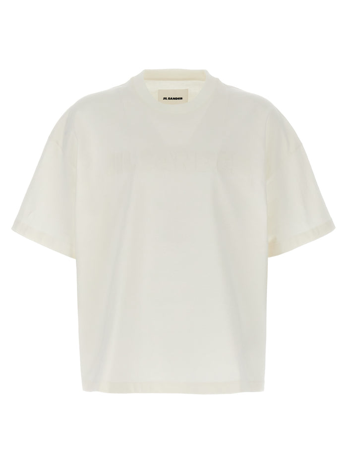 Jil Sander 100% cotton t-shirt in white
