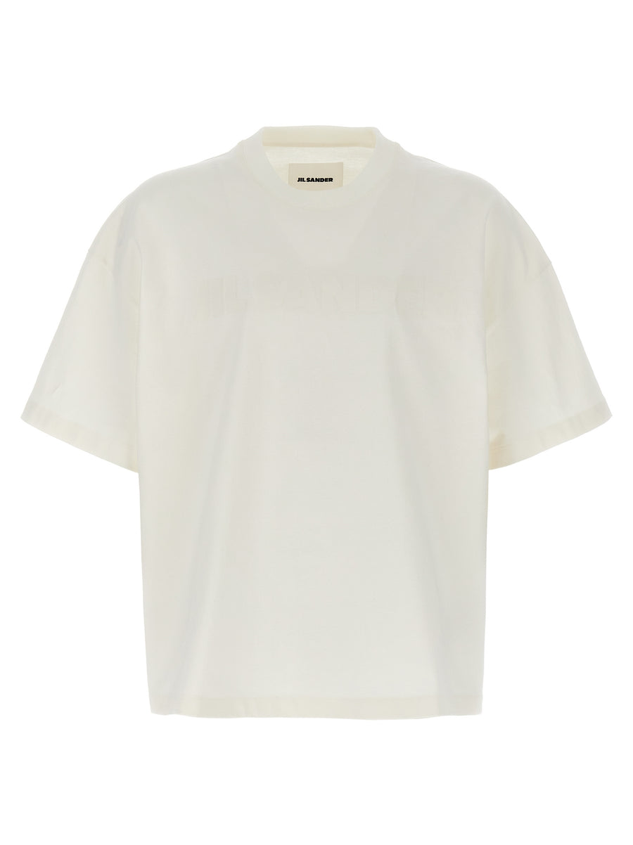 Jil Sander 100% cotton t-shirt in white