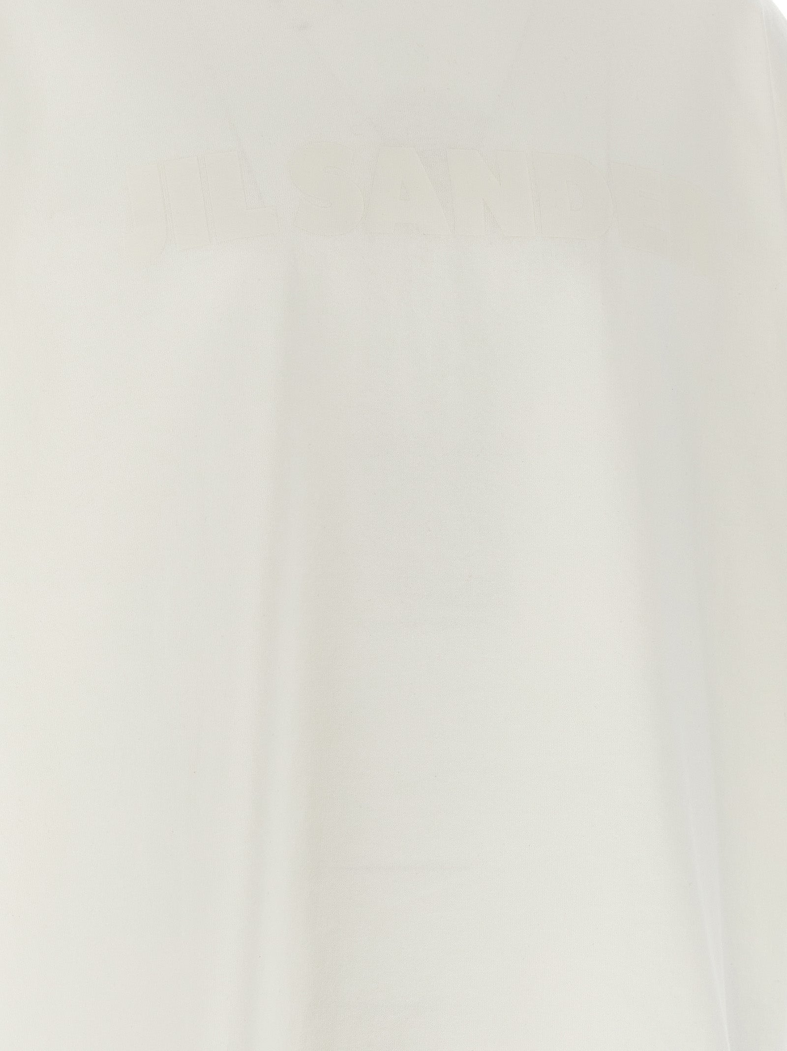 Jil Sander 100% cotton t-shirt in white — view 4
