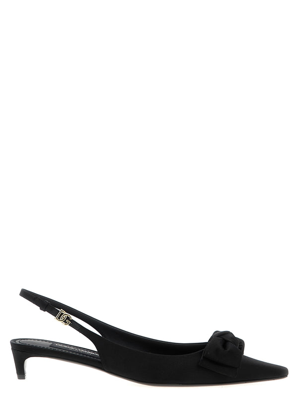 Dolce & Gabbana 67% Viscose heel in black