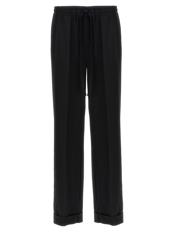 Dolce & Gabbana 100% Virgin Wool trousers in black