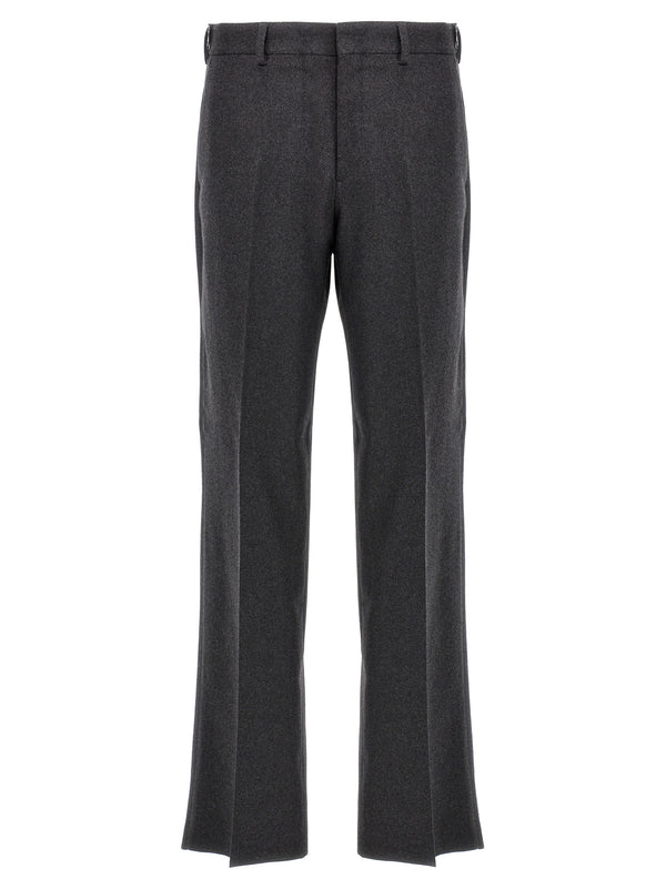 Fendi 98% Cashmere trousers in gray