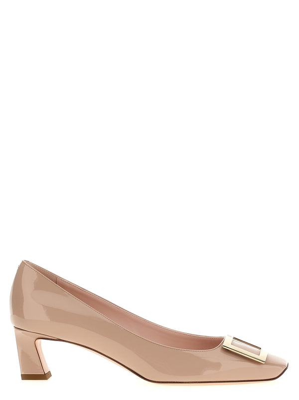 Roger Vivier 100% Calfskin Leather pump in pink
