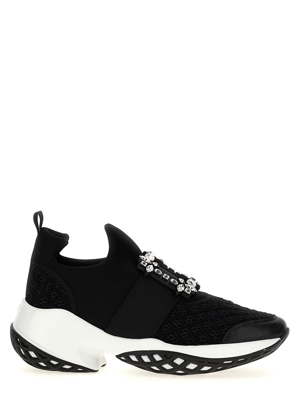 Roger Vivier 85% polyester sneaker in black