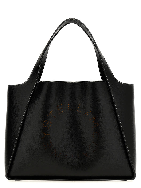 Stella McCartney 100% polyamide tote bag in black