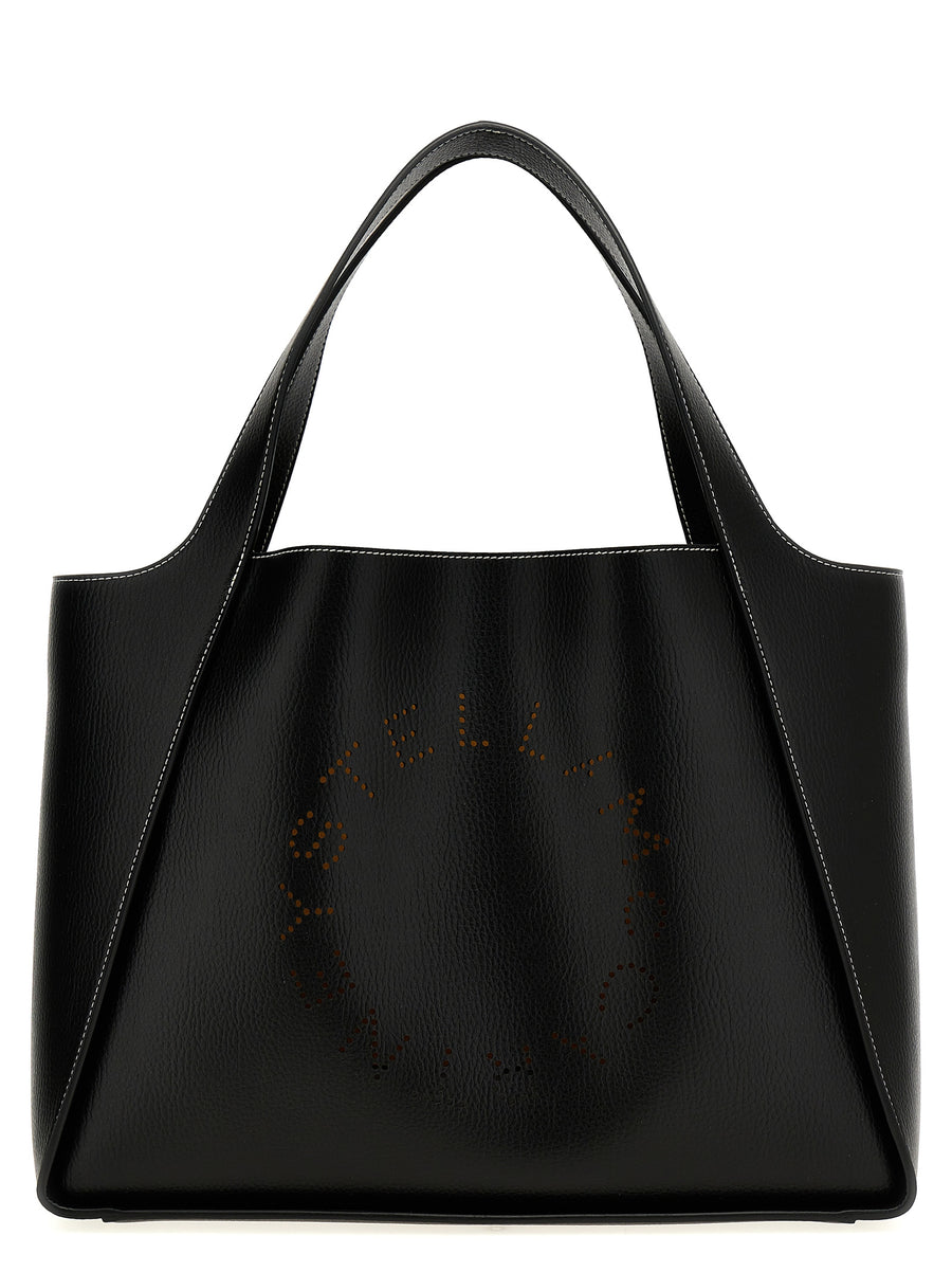 Stella McCartney 100% polyamide tote bag in black
