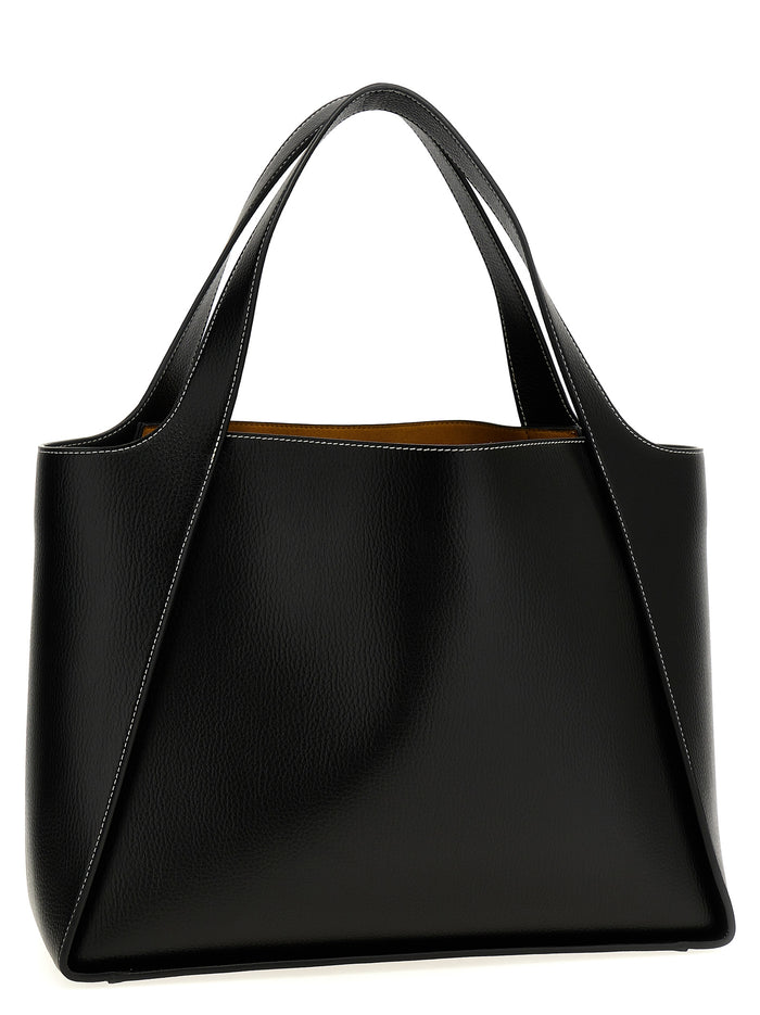 Black Polyamide Tote Bag