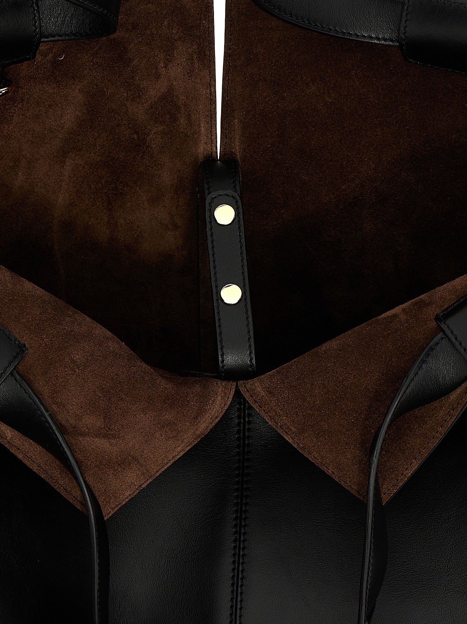 Tod's 100% calfskin leather tote bag in black — view 4