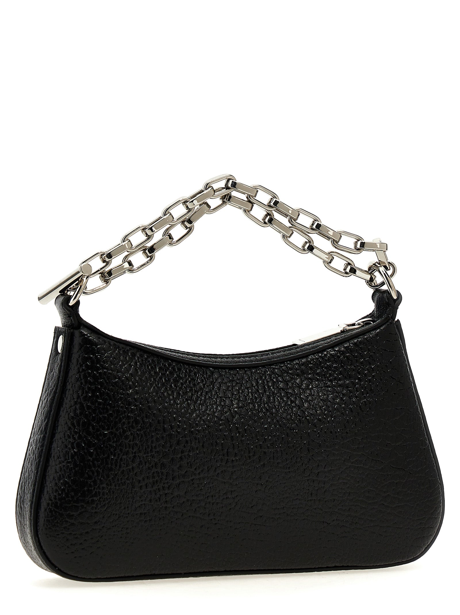 Black Lamb Leather Handbag Bag
