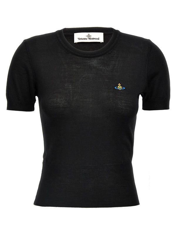 Vivienne Westwood 70% Wool t-shirt in black